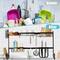 NEX™ 38" Black 2 Tier Stainless Steel Over the Sink Dish Drying Rack
